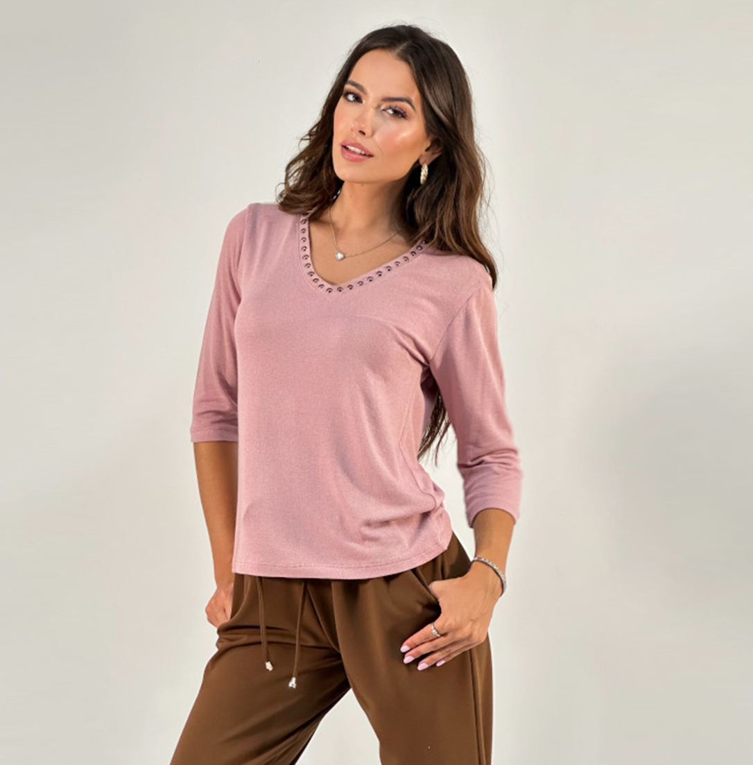 CAMISETA FRISE TACHAS