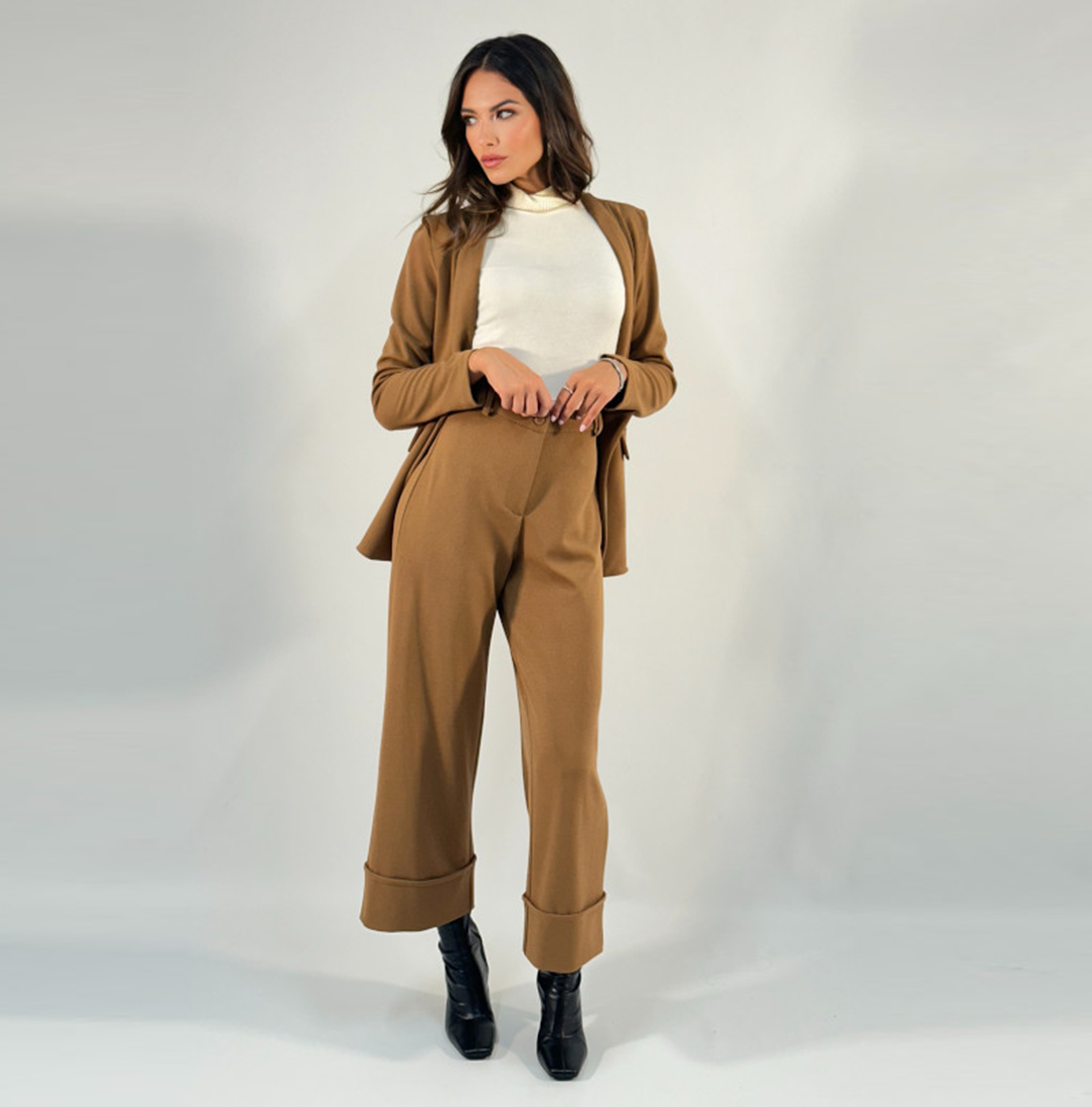 PANTALON PALAZZO SCUBA