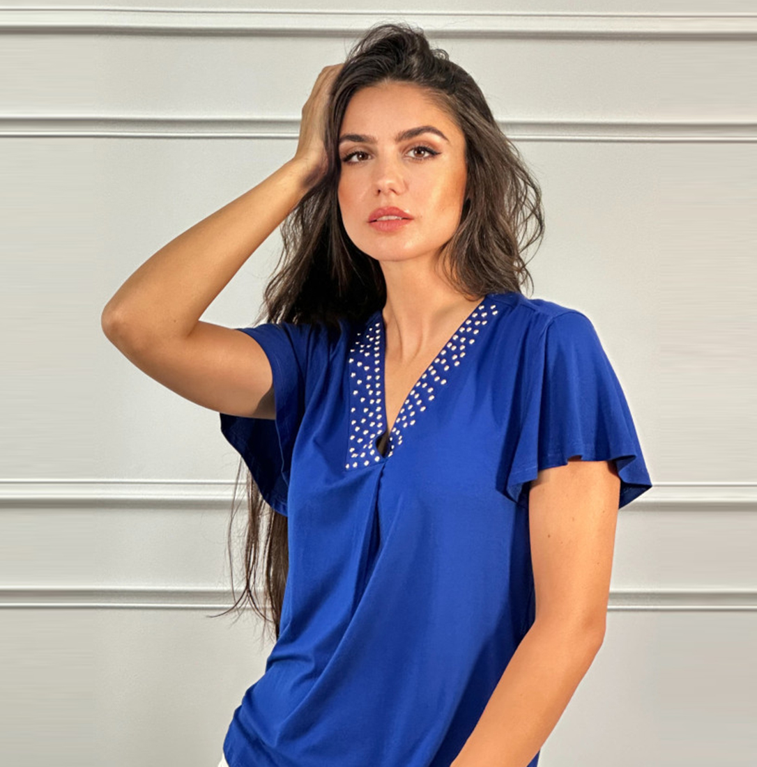 CAMISETA VISCO TACHAS