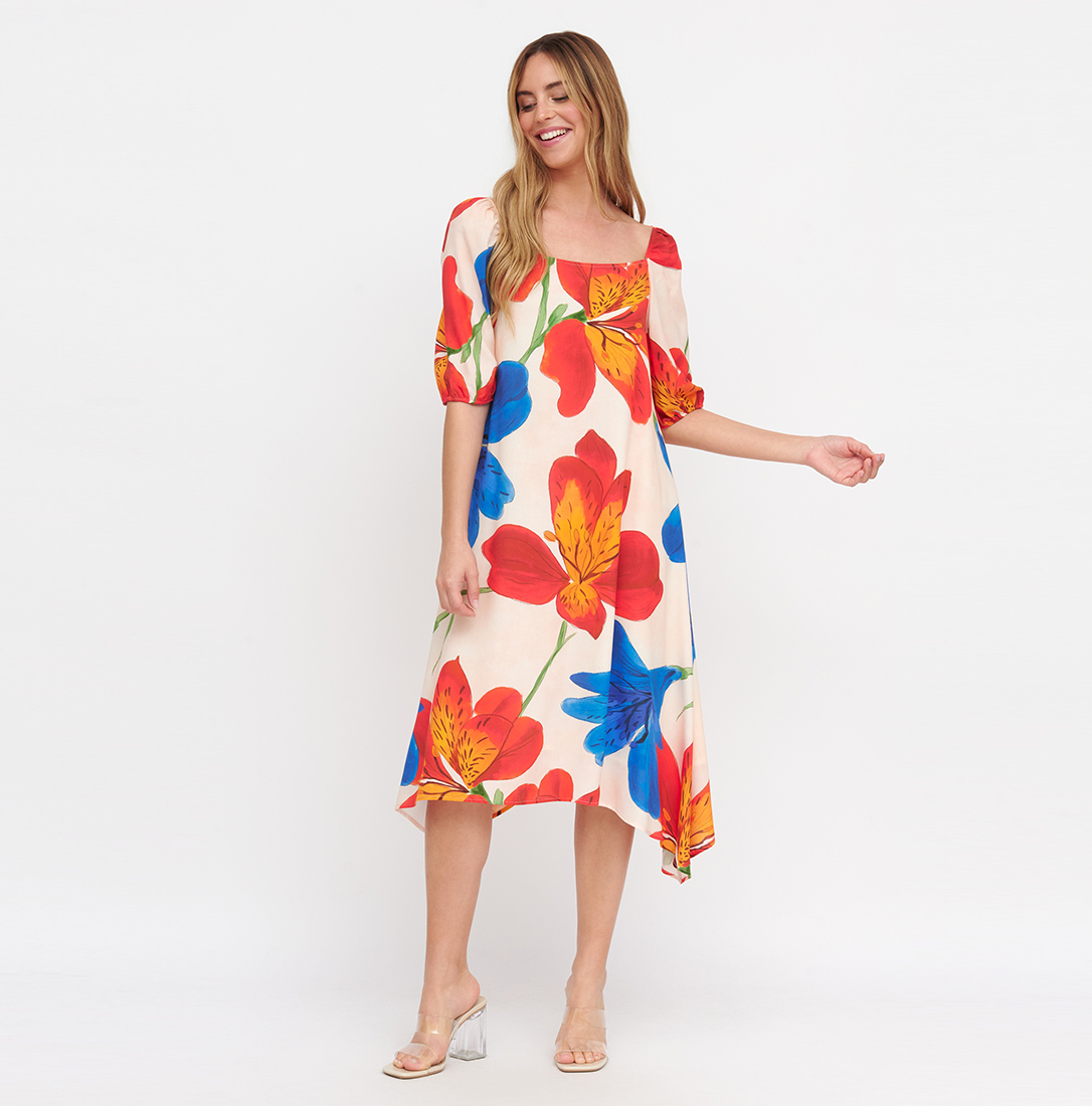VESTIDO LARGO PEONIA