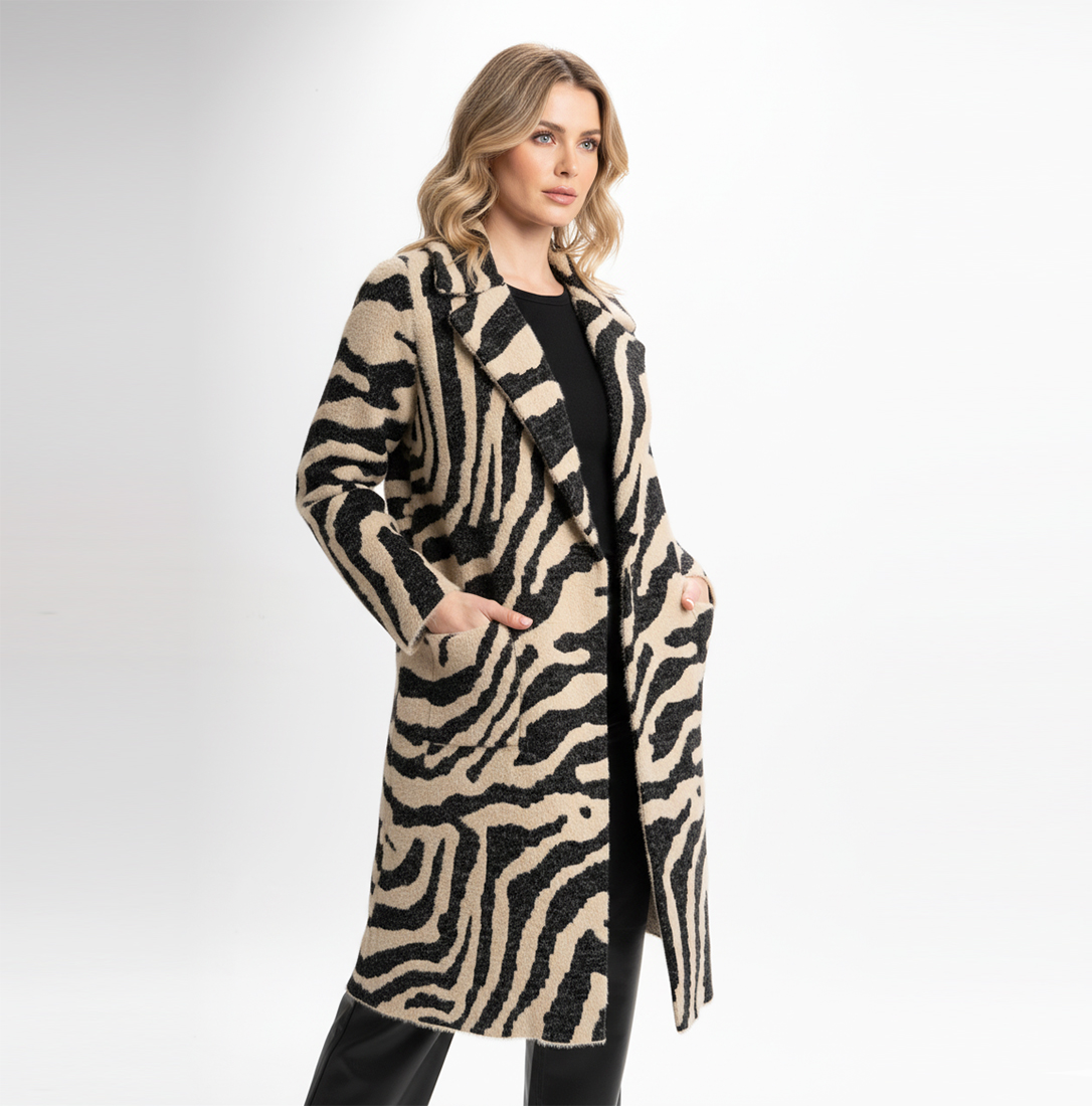 ABRIGO PUNTO JACQUARD