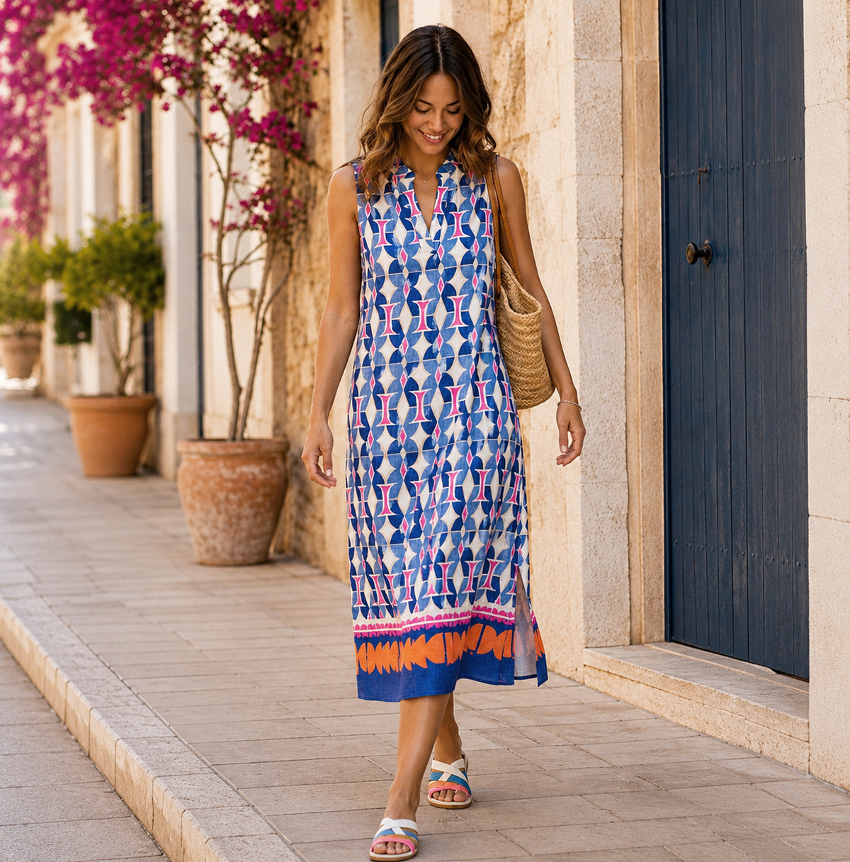VESTIDO S/MANGAS CHANEL