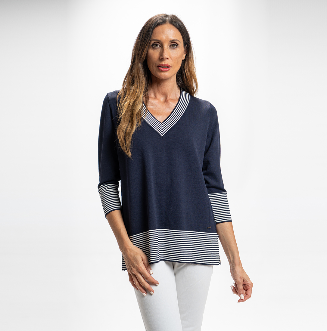 JERSEY C/PICO LISTAS