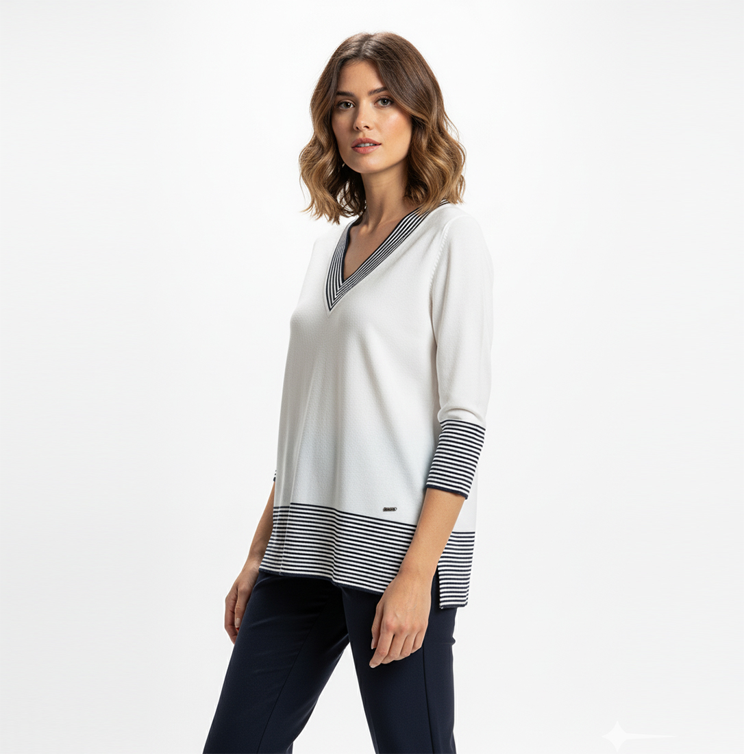 JERSEY C/PICO LISTAS