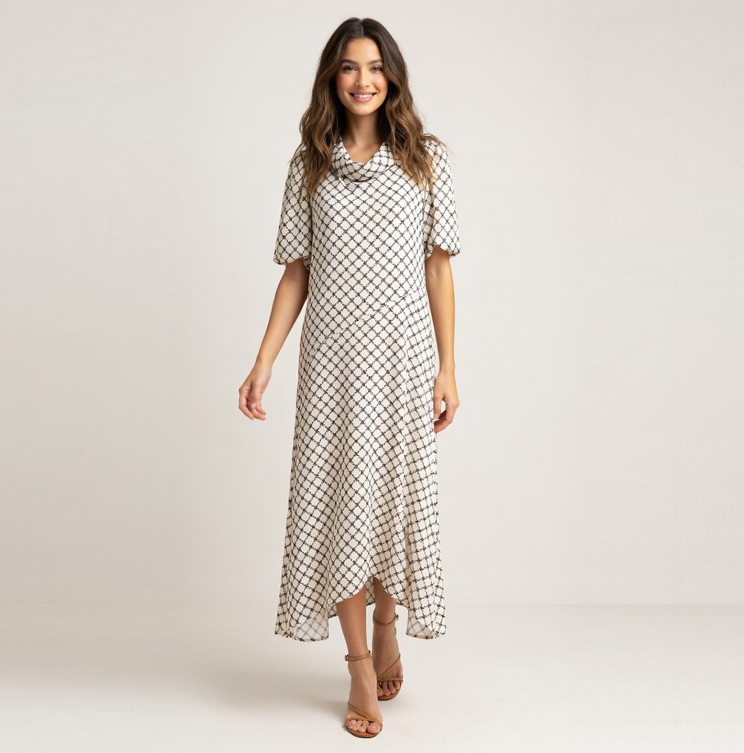 VESTIDO MANGA BERTHA