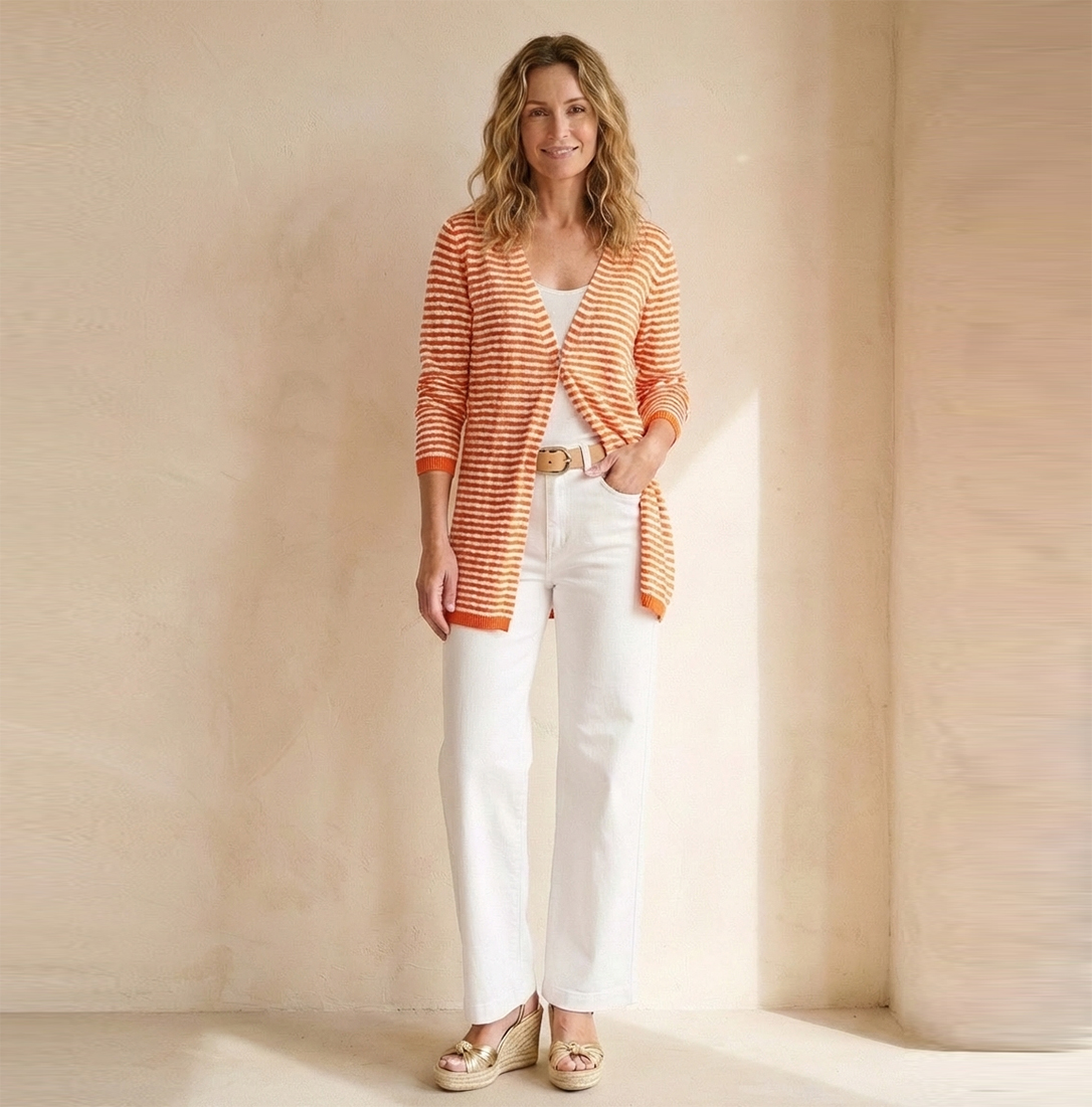 CHAQUETA PUNTO BICOLOR