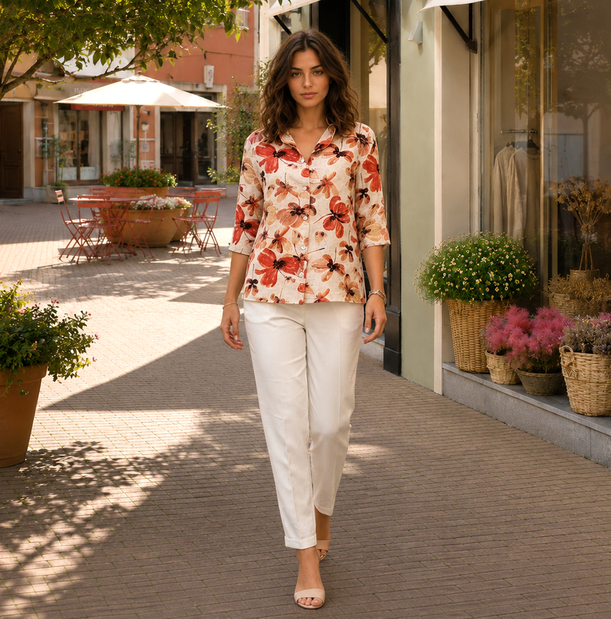 BLUSA COLETTE ESTAMPADA