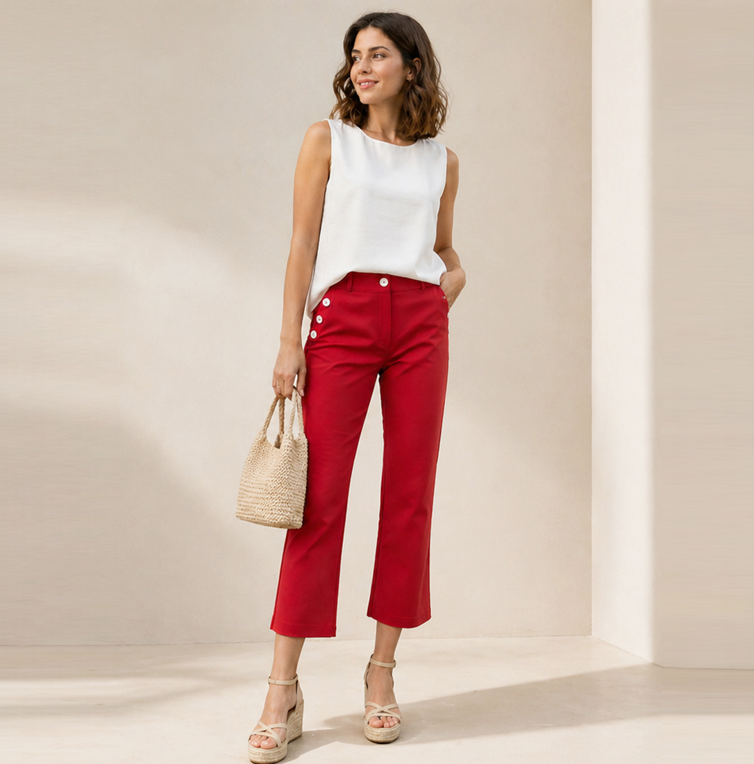 PANTALON BOTONES BOLSILLOS