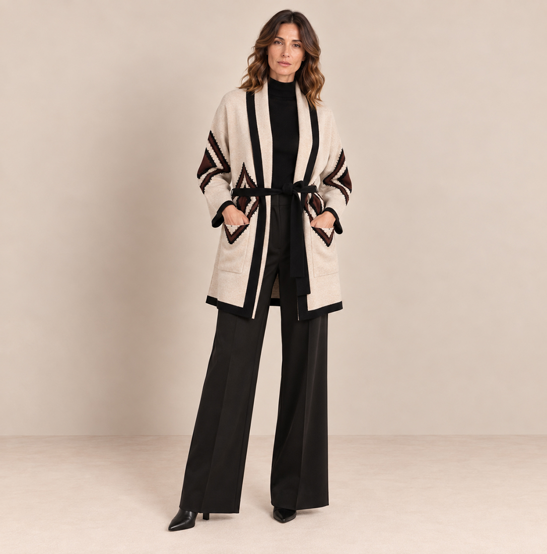 CHAQUETA JACQUARD ETNICO