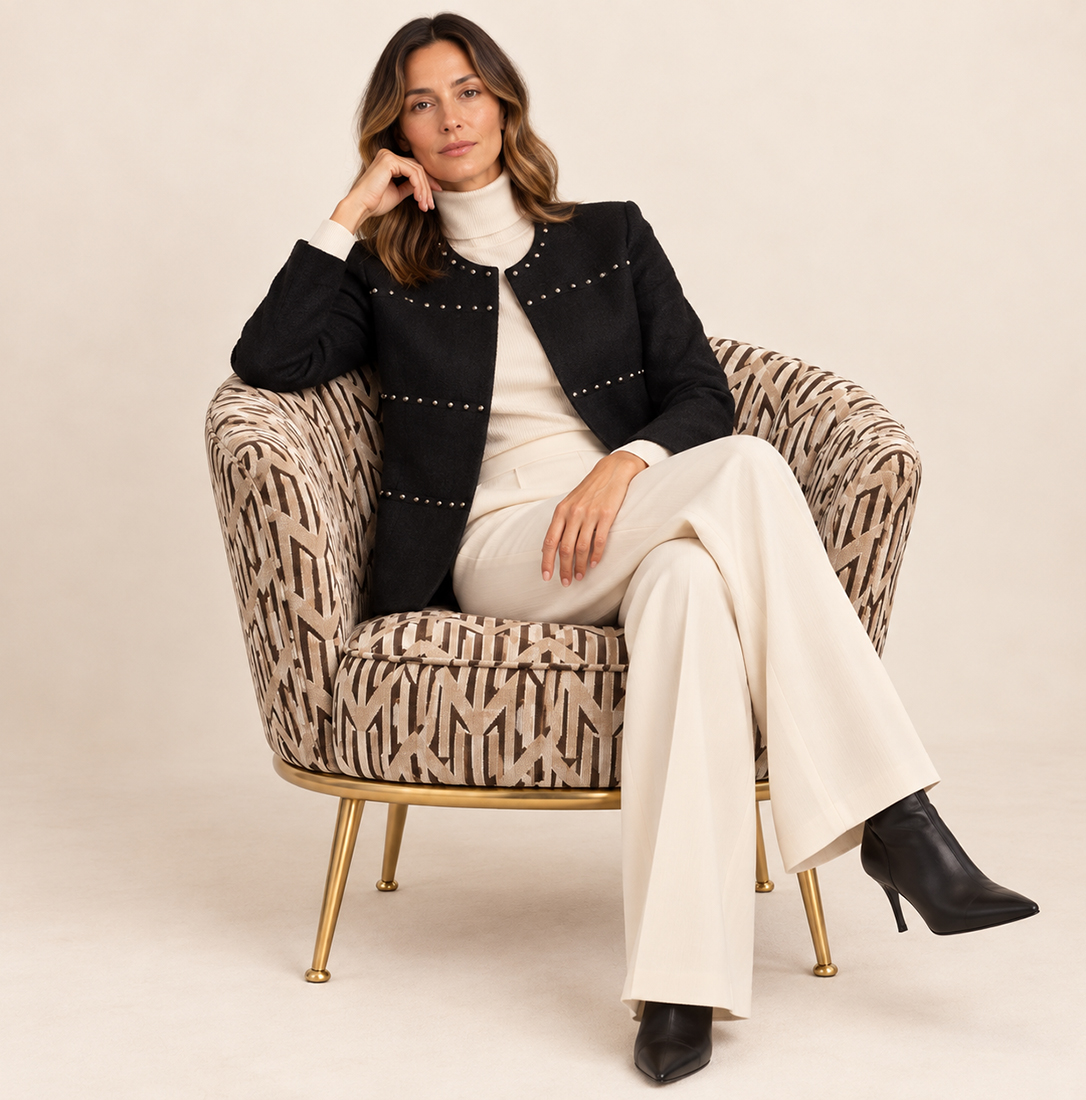 CHAQUETA TACHAS